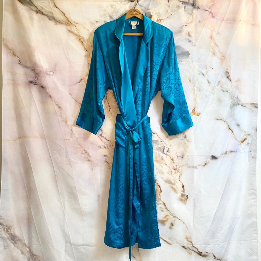 Victoria’s Secret vintage turquoise robe s…